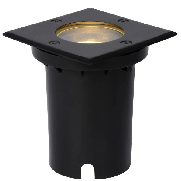 Lucide BILTIN - Deck light Indoor/Outdoor - 1xGU10 - IP67 - Black - detail 1